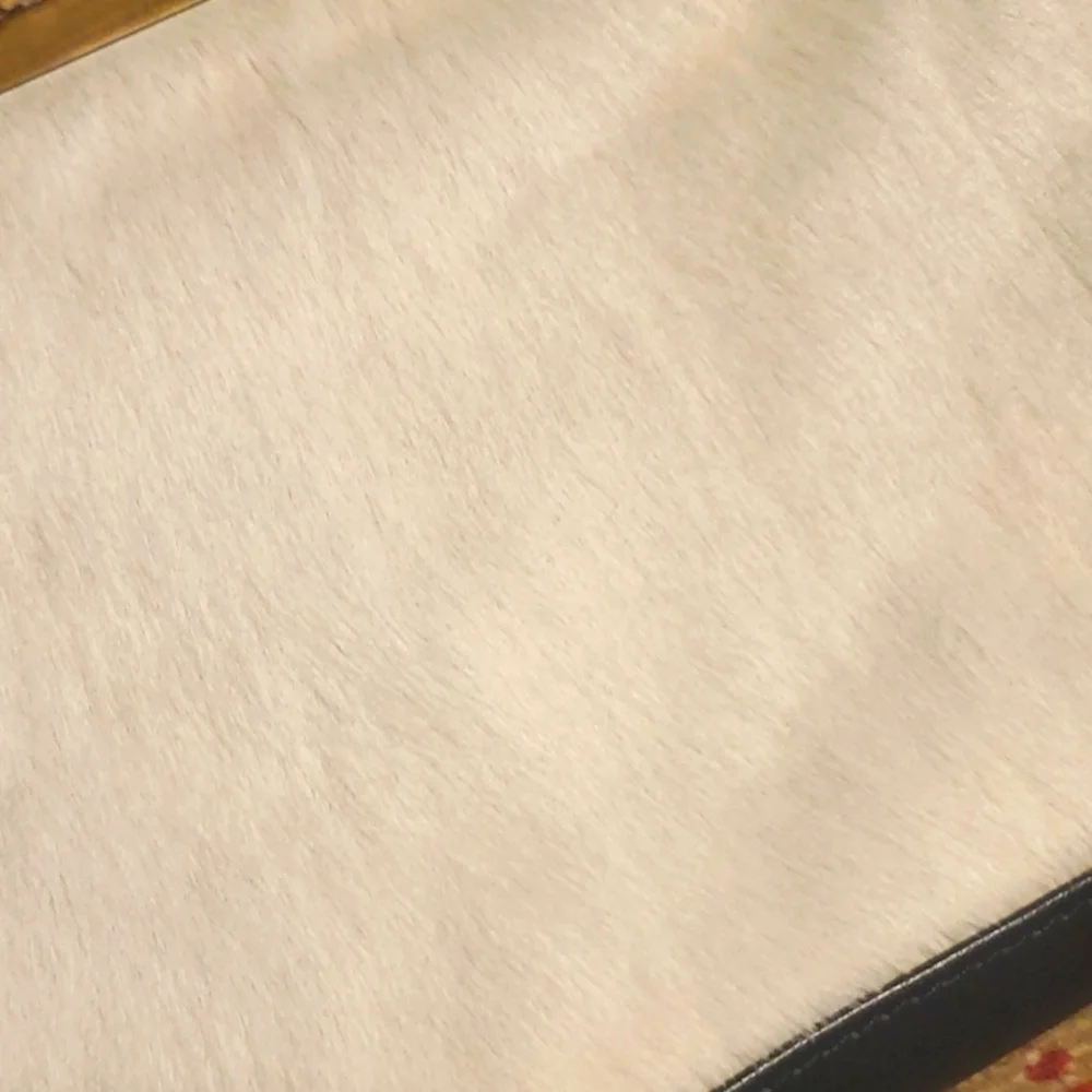 Alexis David High End Authentic Calf Hair on Hide Leather Clutch